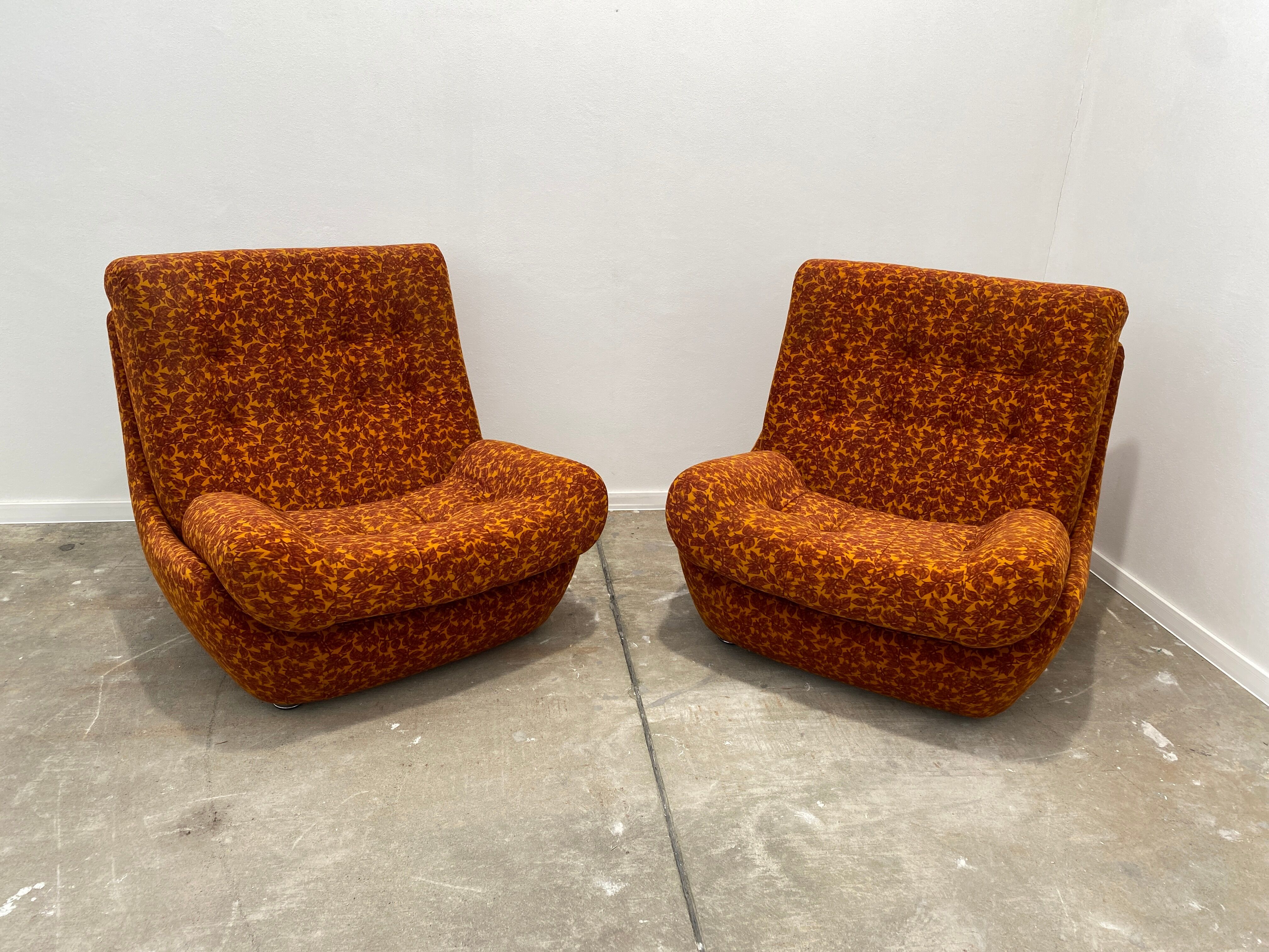 eastern bloc vintage living room set by jitona, czechoslovakia, 1970s