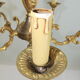 Bronze vintage five-pointed chandelier