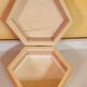 Box in geometric marquetry
