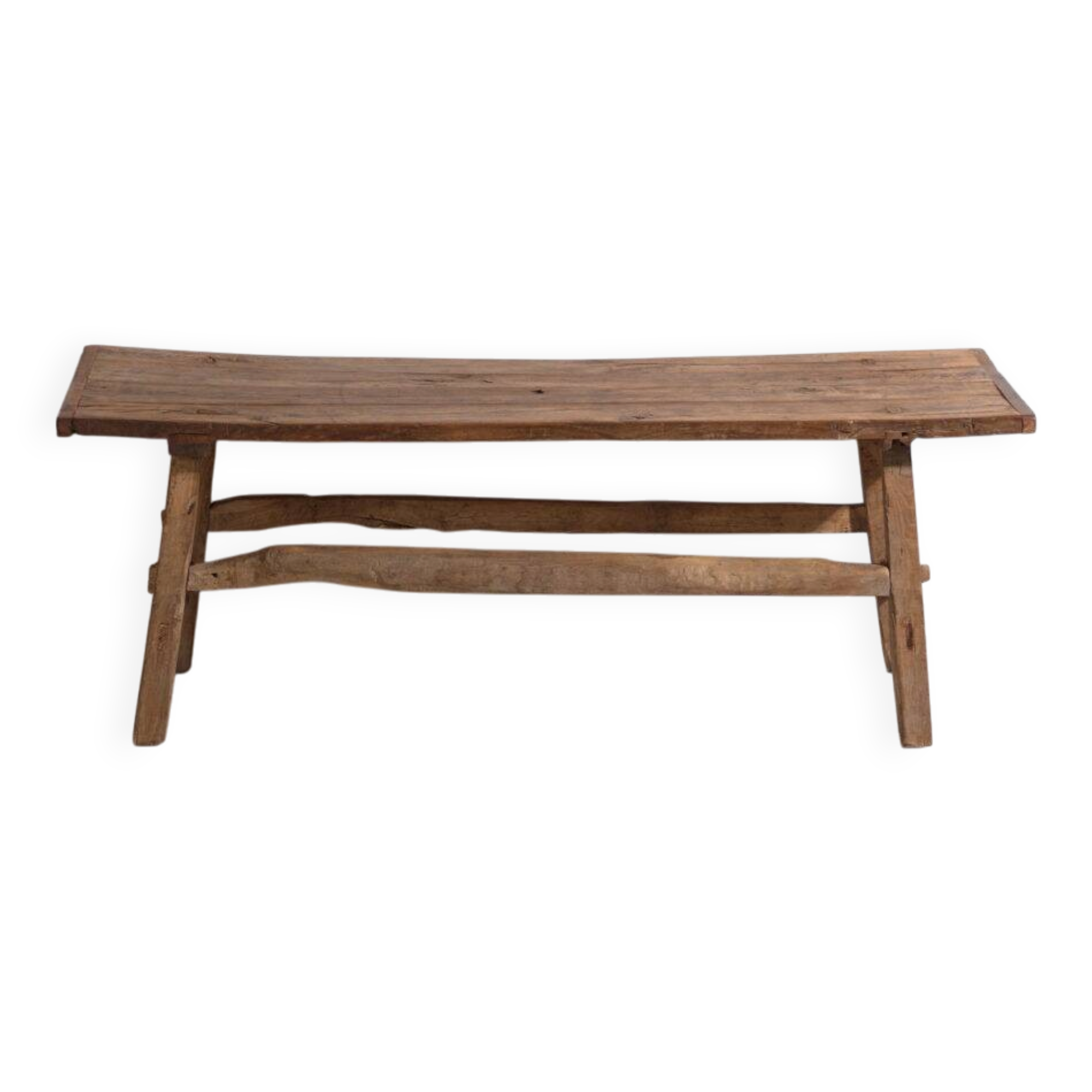 Table basse ancienne en bois de pin – Chine, circa 1930