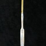 Old necessary to write 1900 in silver metal in box