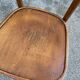 Paire de chaises bistrot bois courbé vintage