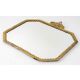 Miroir mural en bronze