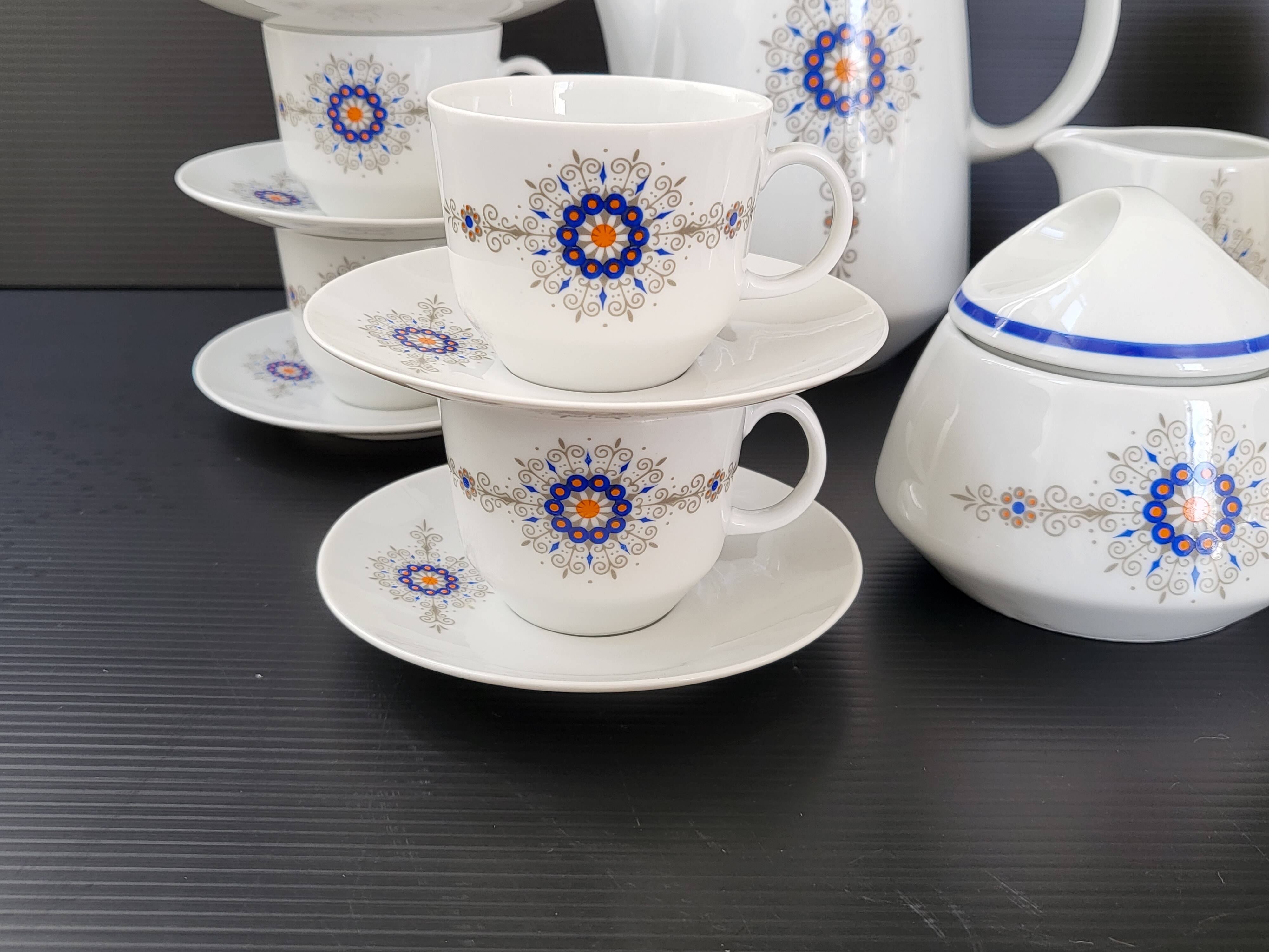 Vintage Bareuther Waldsassen coffee service 1970s