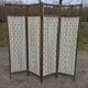 Vintage four-panel screen