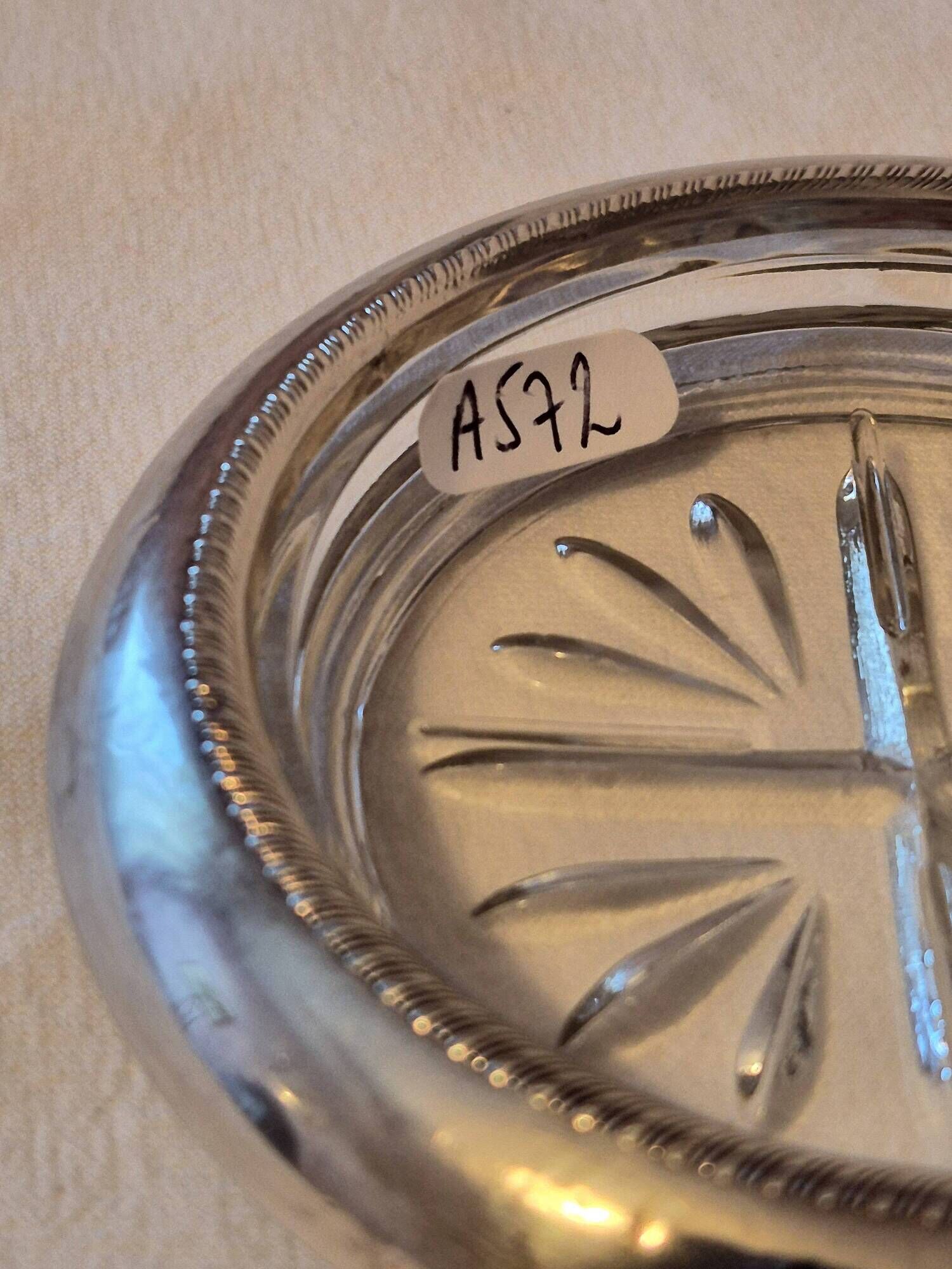 Coaster FB ROGERS, silver plate 925 – A572