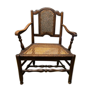 Fauteuil canné regence