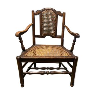 Fauteuil canné regence