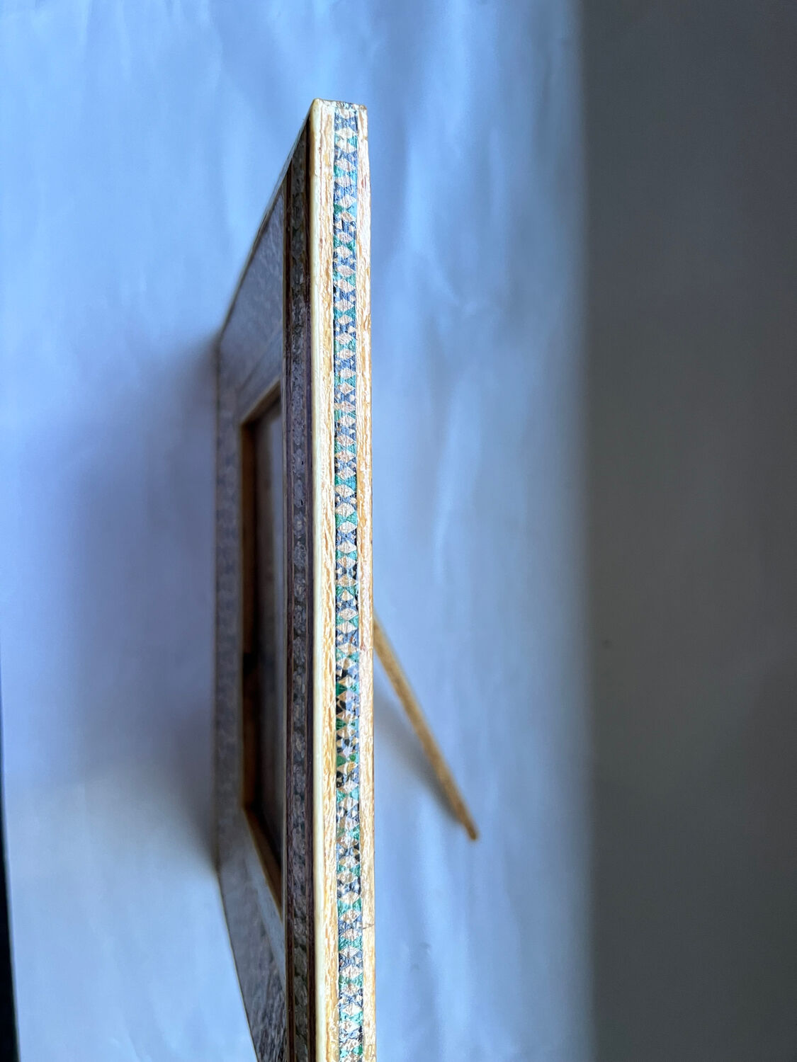 Marquetry photo frame