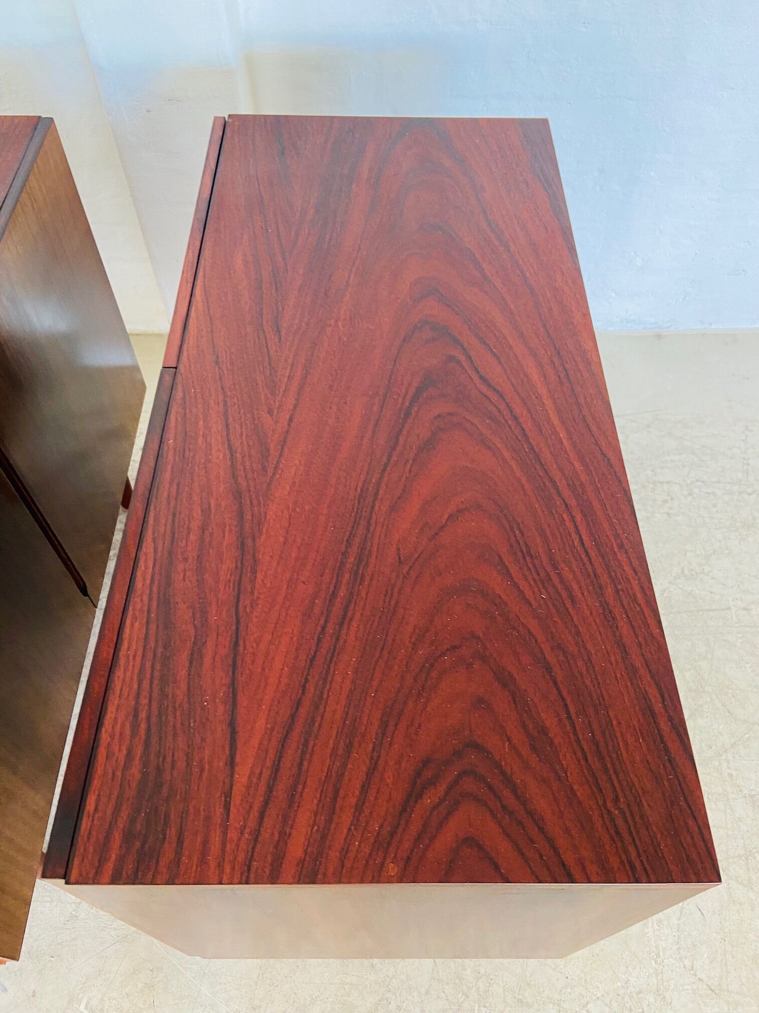 Vintage Danish mid-century matching rosewood sideboards 1960s