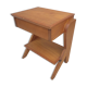 Table de chevet rétro vintage pied compas