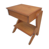 Table de chevet rétro vintage pied compas