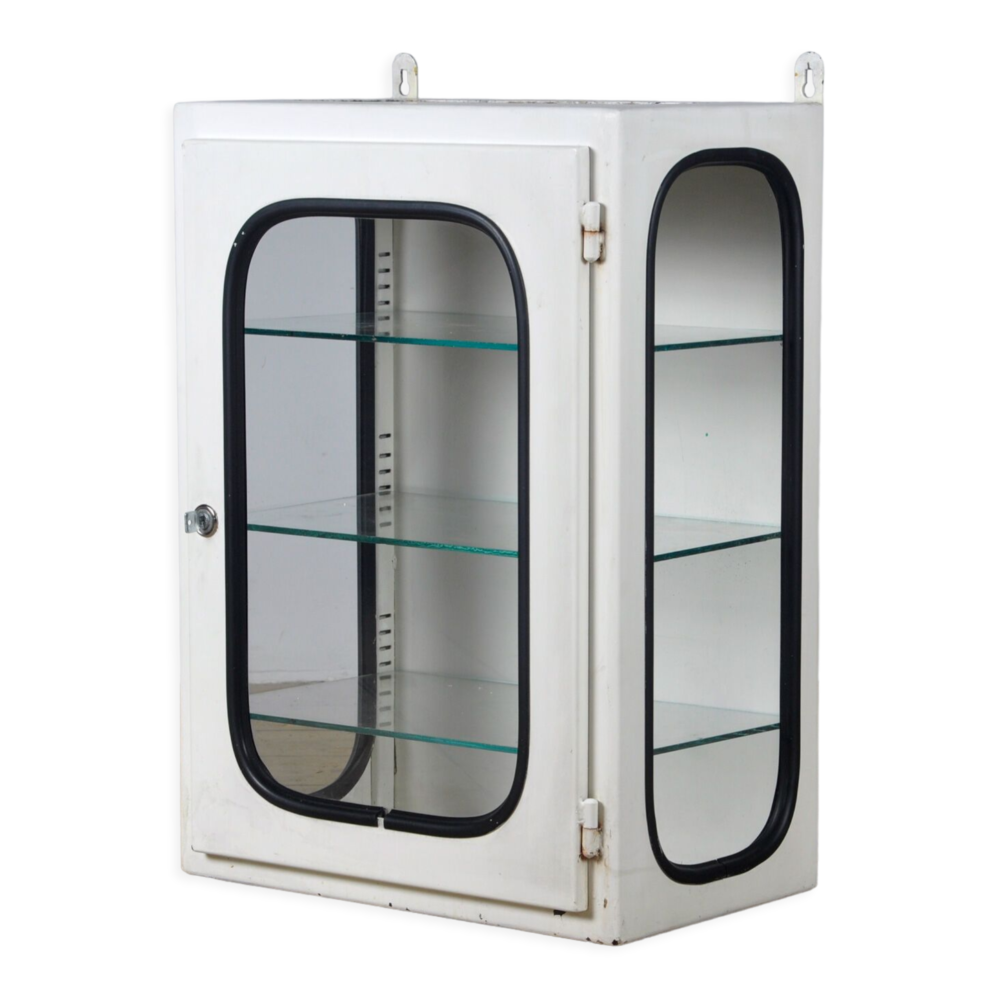 Vintage hospital medicine cabinet, 1970s