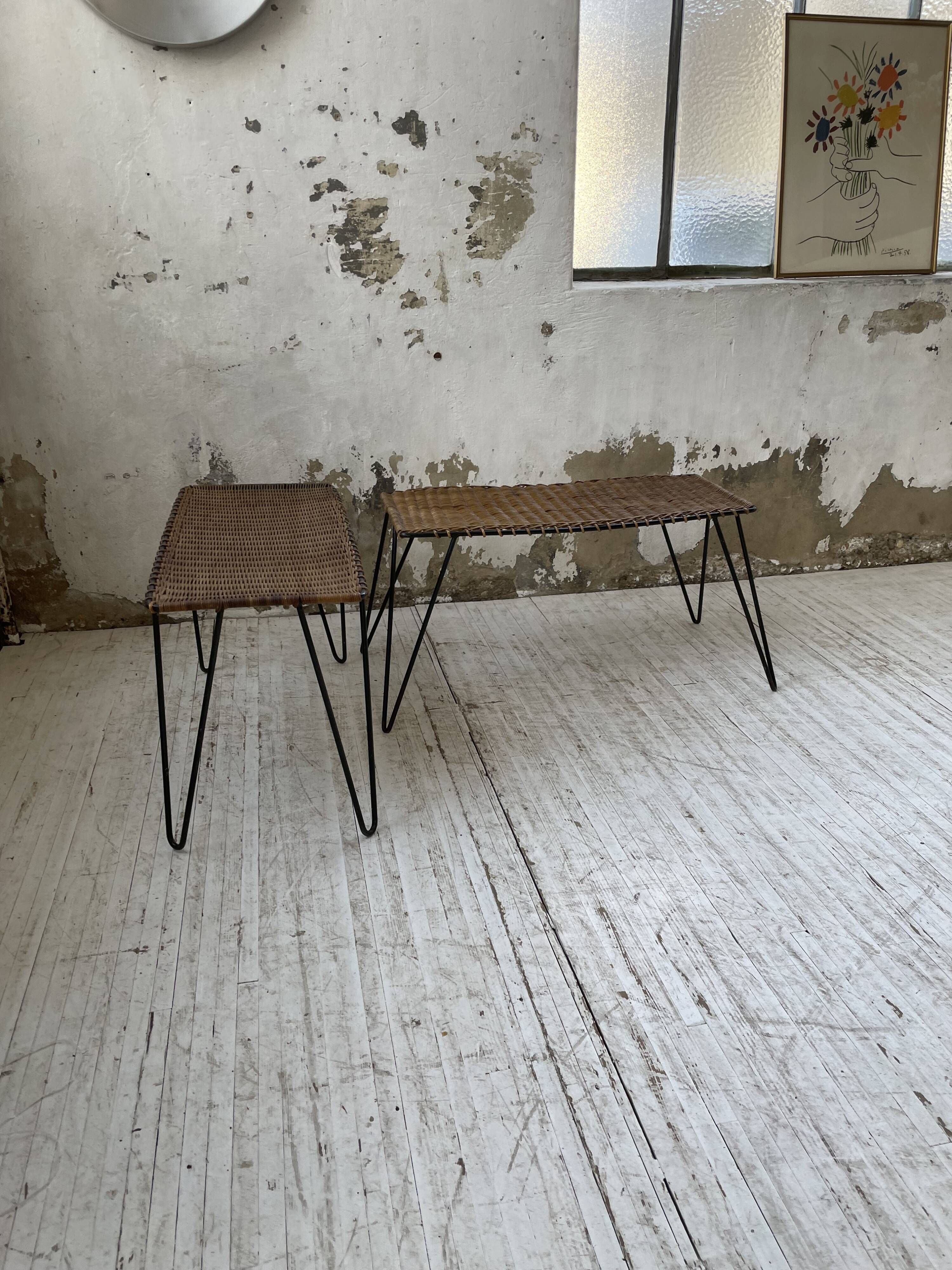 Duo of wicker tables RaouDuo of wicker tables Raoul Guysl Guys