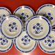 Lot de 8 assiettes creuses badonviller