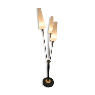 Lampadaire vintage 3 lumières des années 60