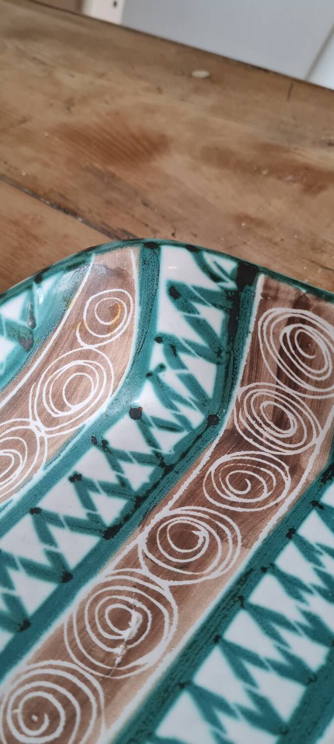 8 Plate Robert Picault Vallauris 1960