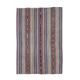 Vintage Turkish Oushak Handmade Wool Cotton Pink Kilim Area Rug 173x243