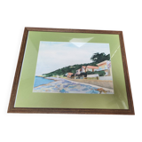 Watercolor seaside