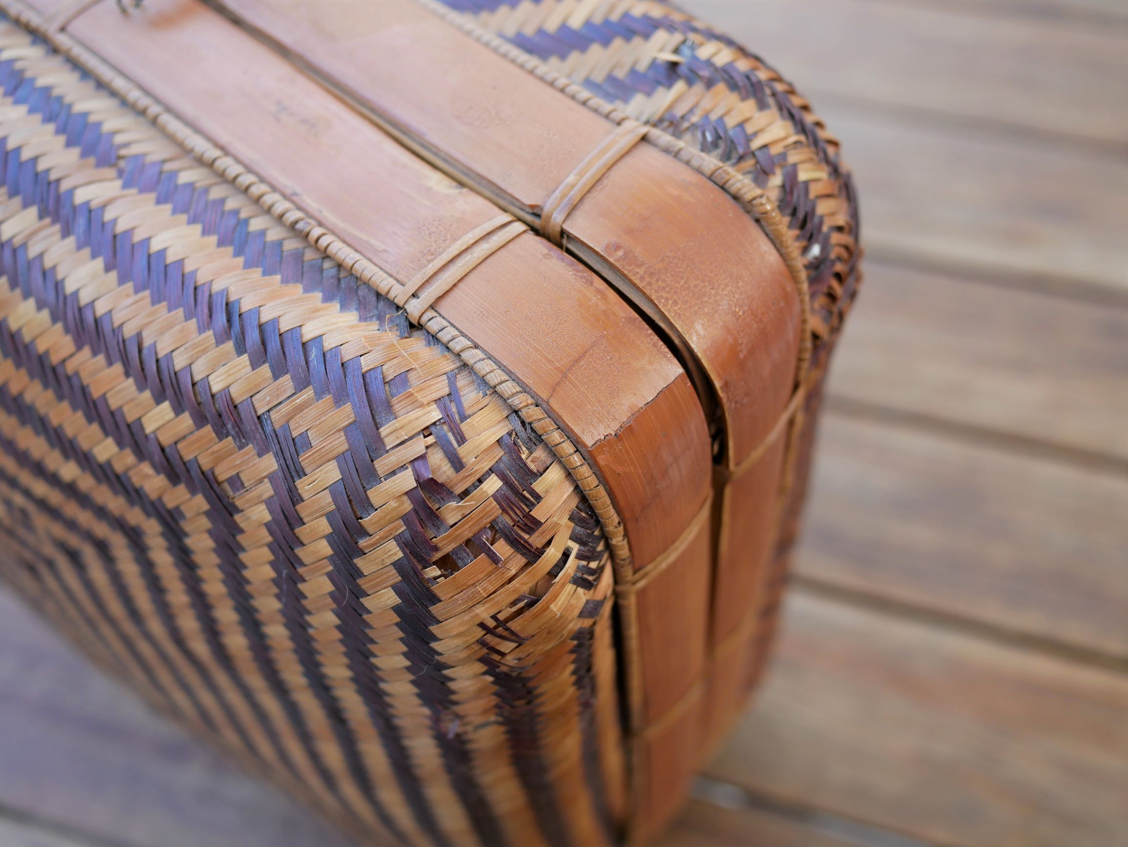 Vintage Wicker suitcase