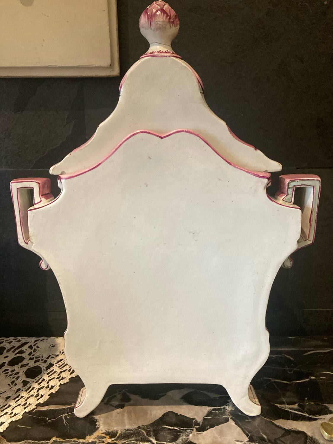 Ancient Gien flower girl