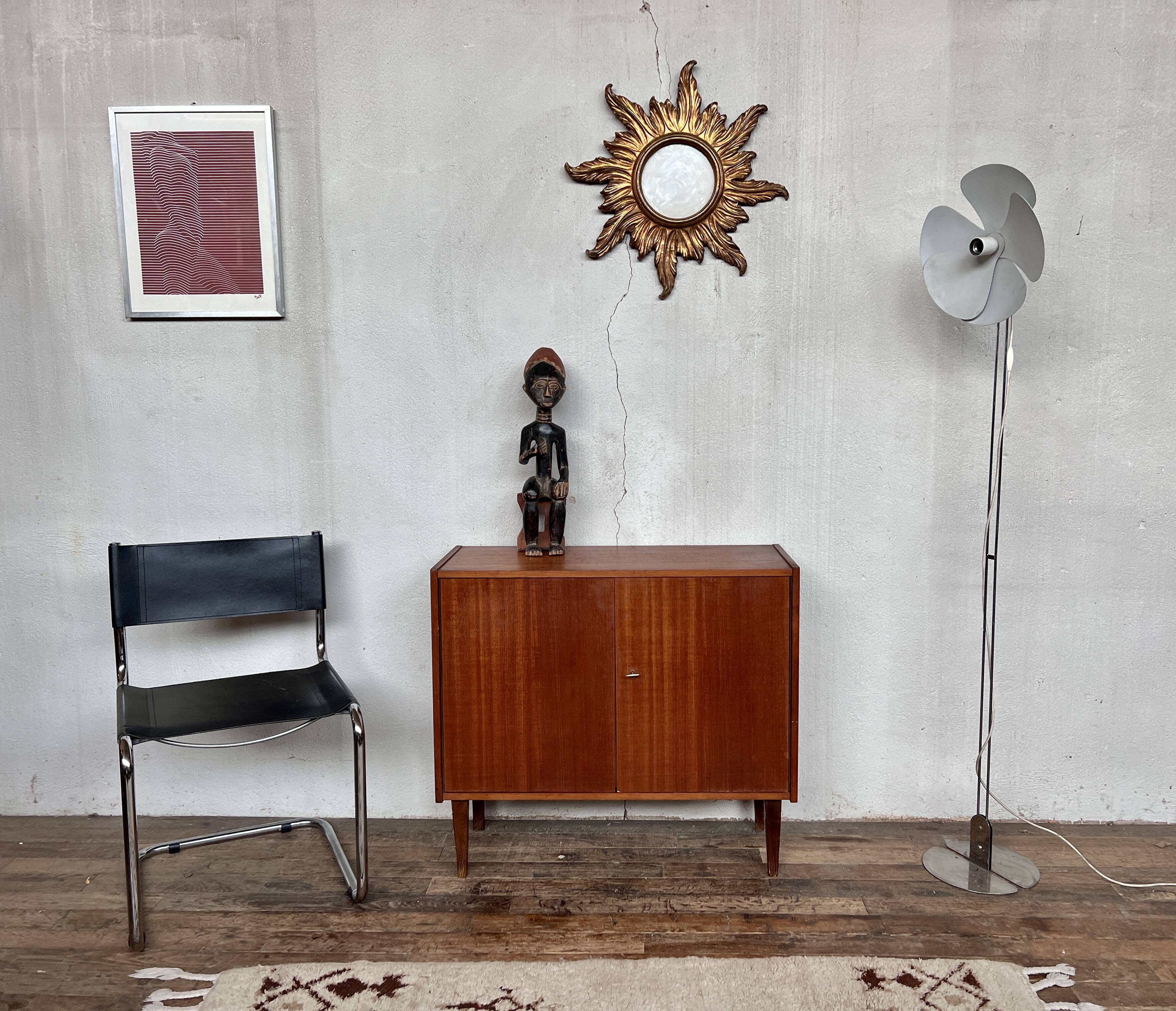 Buffet two vintage teak doors 1960