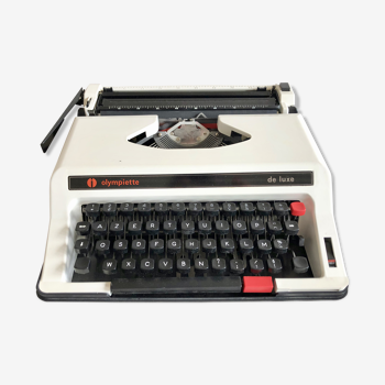 Machine à écrire Olympiette de Luxe