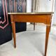 Directoire style flat desk in cherry wood