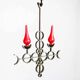 Scandinavian hanging candle holder