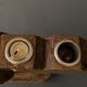 Candlestick with seven burners carved wood Spirit Chalet XXe