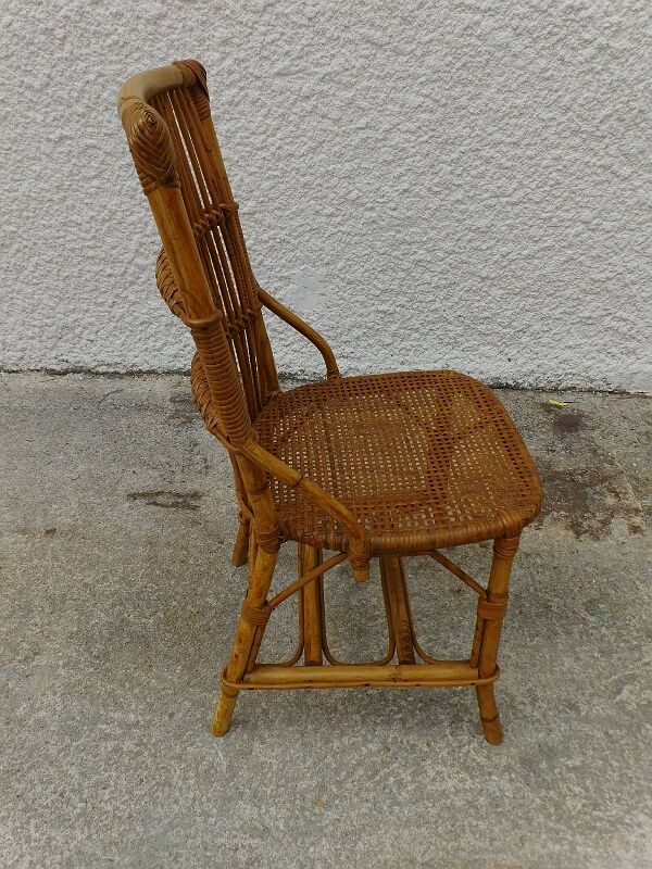 Rattan chair 1960