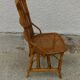 Chaise en rotin 1960