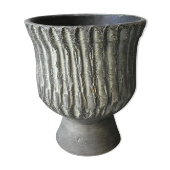 Terracotta pot cover from the 60s, Artesania Andorrana