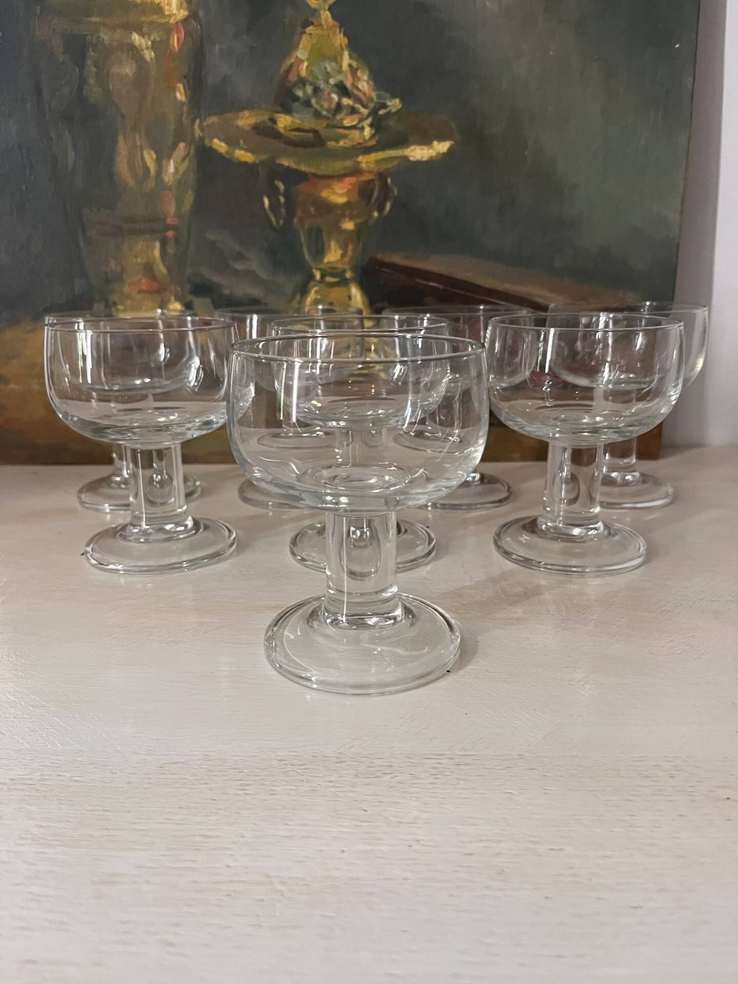 8 Verres années 70
