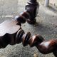 Antique table in Louis XIII style – Twisted legs