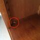 Small wooden library shelf