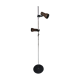Lampadaire spots marron 1980