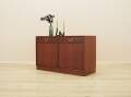 Danish mahogany veneered cabinet with drawers and lockable doors, 1970s