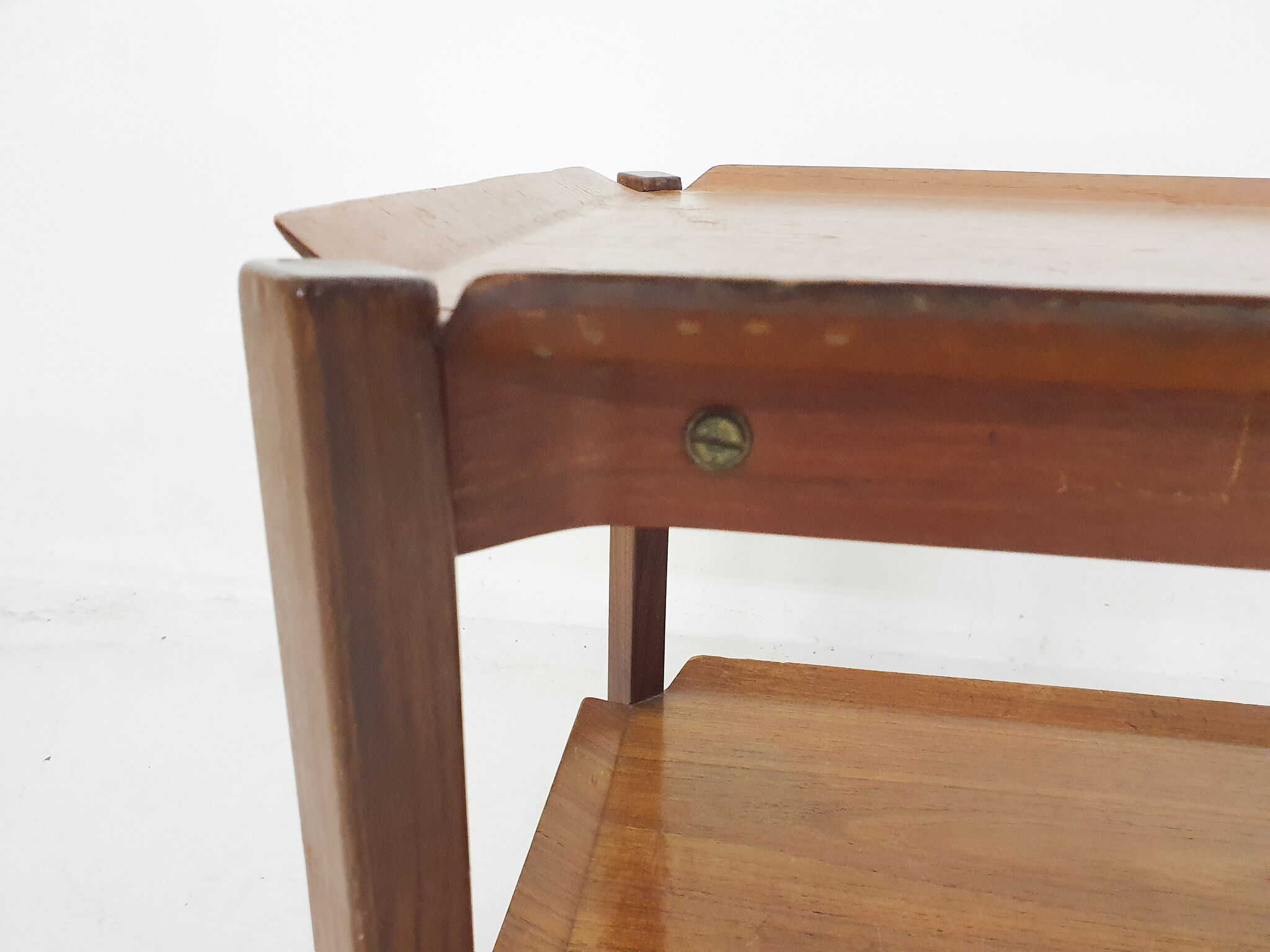 Mid-century teak side table, The Netherlands 1950's