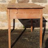 American desk in raw wood 1900