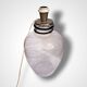 Fratelli Toso, Murano glass vase converted into a lamp, 20th century.
