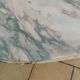 Table basse ancienne style louis xvi avec plateau marbre