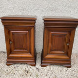 Pair of Louis Philippe style bedside tables