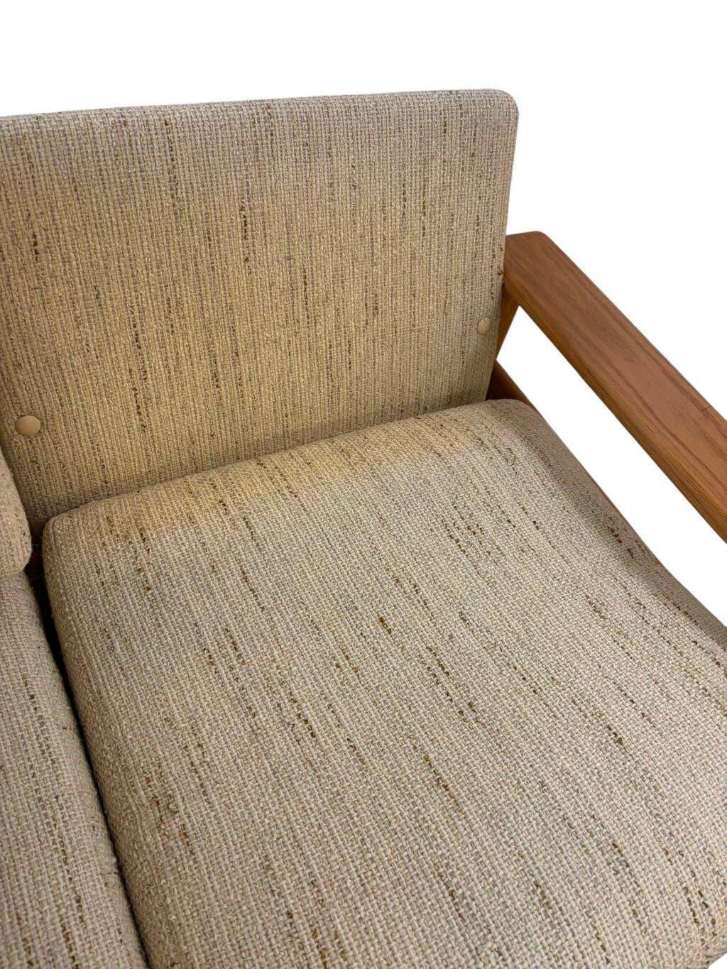Canapé deux places vintage scandinave en bois
