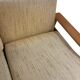 Canapé deux places vintage scandinave en bois