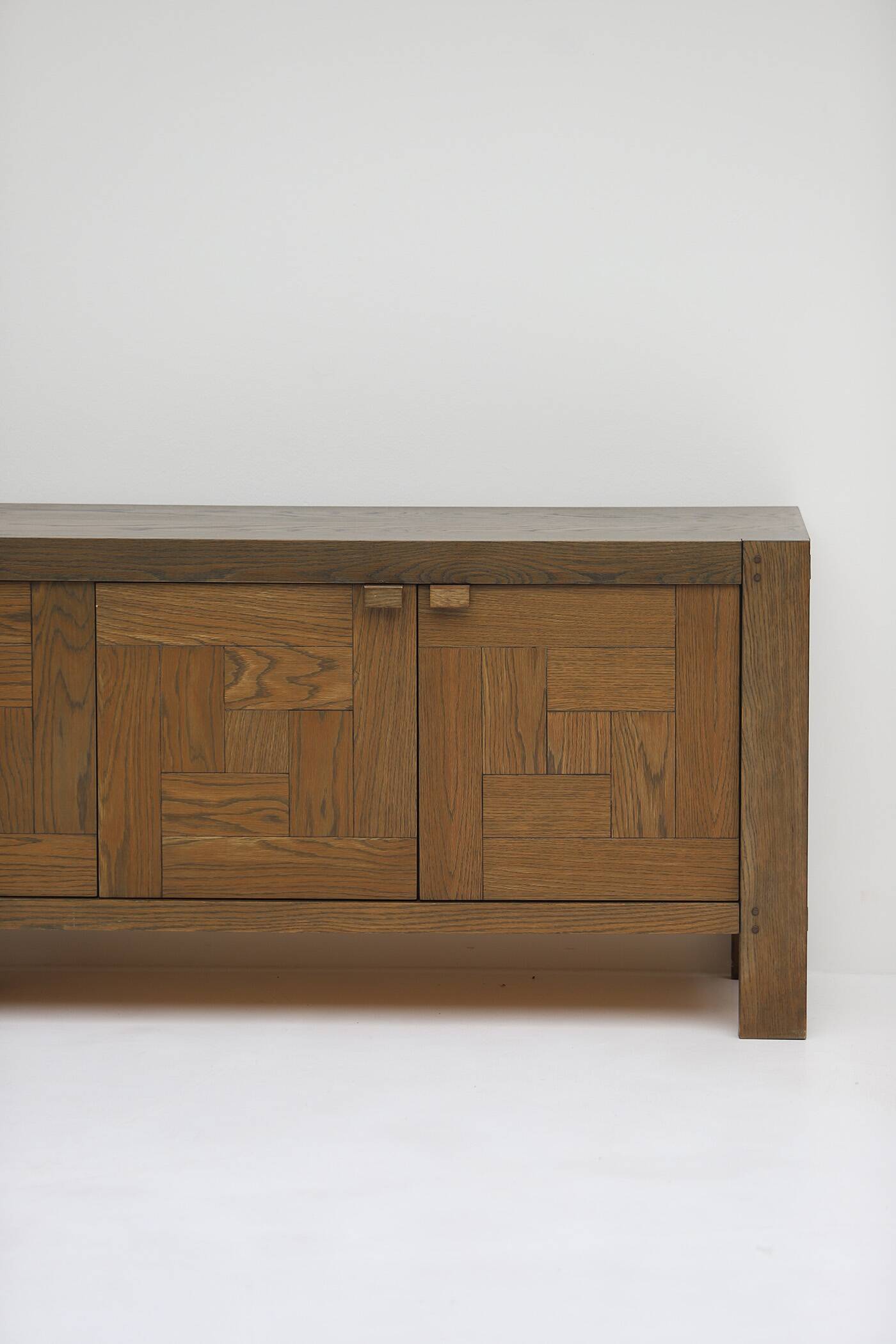 Enfilade cinq portes brutaliste Defour des années 1960