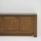 Enfilade cinq portes brutaliste Defour des années 1960