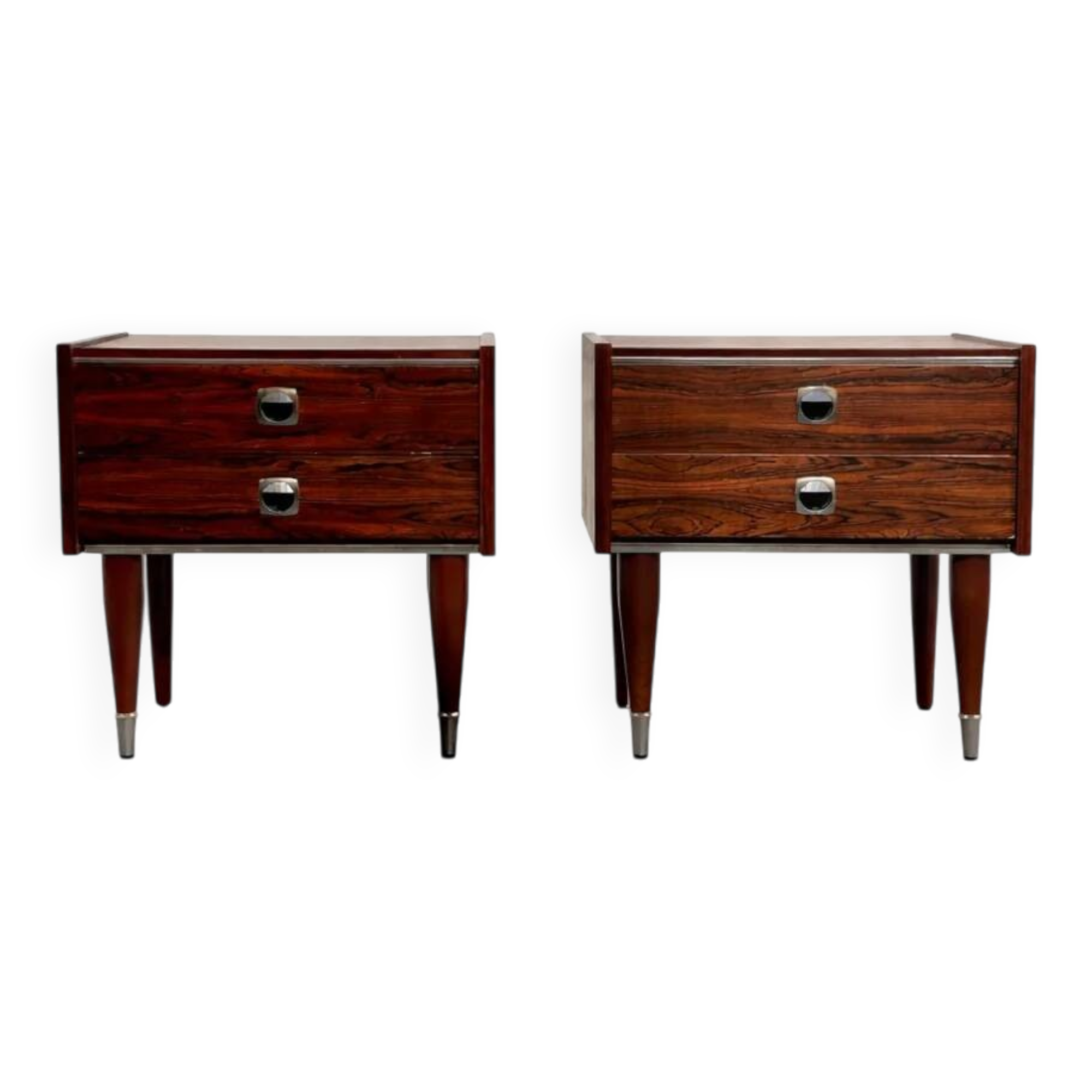 Set rosewood nightstands