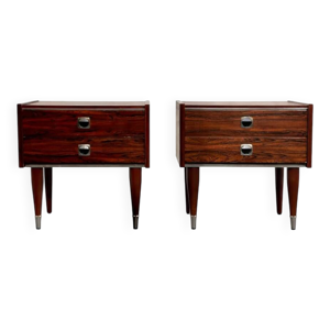 Tables de nuit en bois - rose