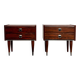 Rosewood bedside tables